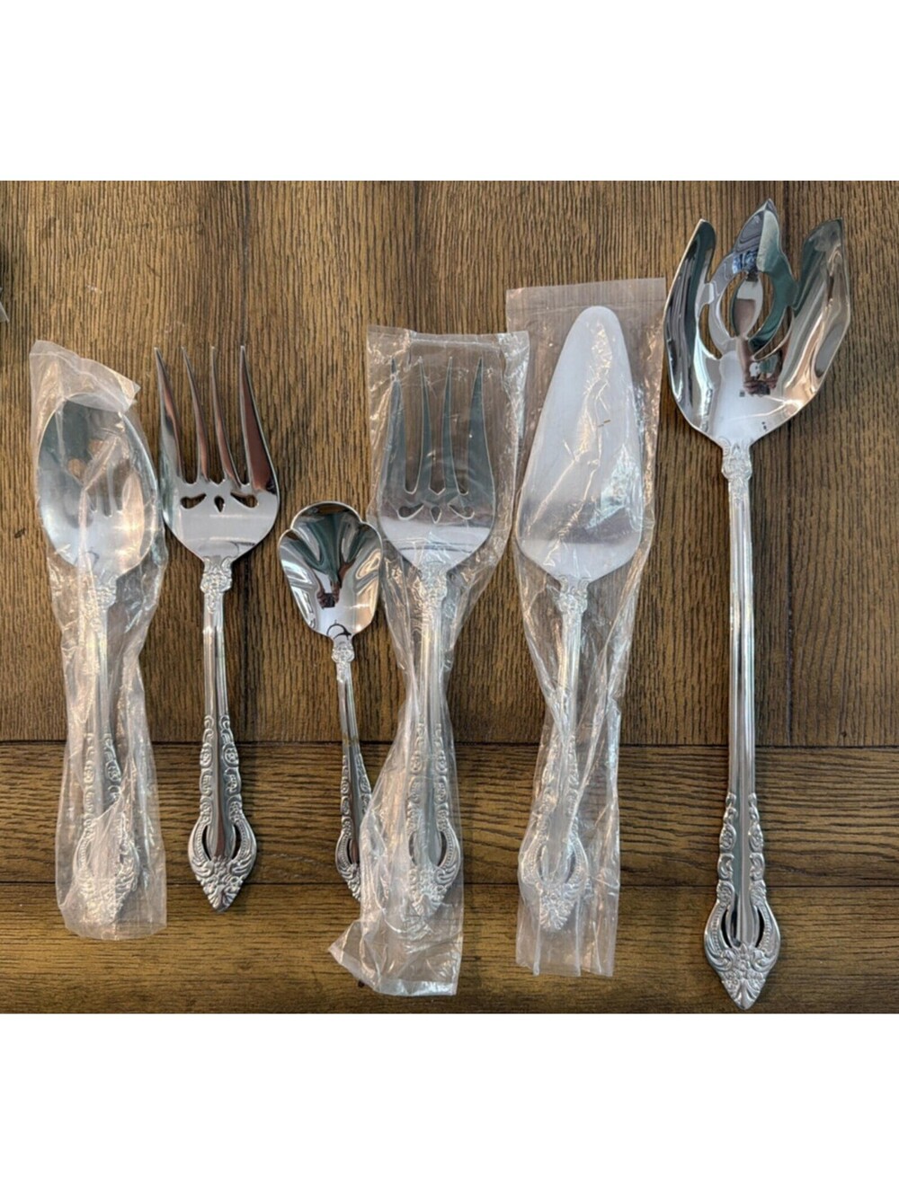 Reed & Barton Majesty Stainless Hostess Serving Set – 6 Pc – New Old Stock